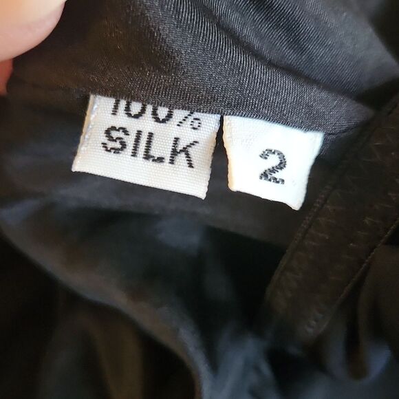 Jackie Rogers 100% Silk Vintage 1990's/Y2K Evening Dress | 2 - Picture 7 of 7